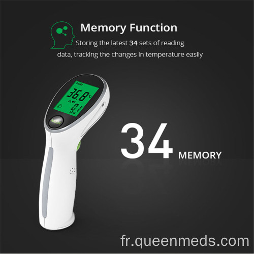 Thermomètre humain infrarouge sans contact